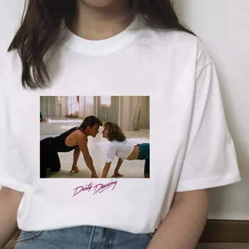 Ženske T-shirt Dirty Dancing Vzorec 90. letih Vouge Modni Retro T Shirt Ulične Harajuku Tee&Top Moda Zabavno Retro Vrh Ženske