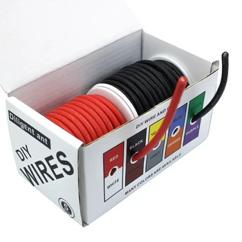 žice kabel DIY visoke kakovosti mehki silikonski žice 16AWG 17AWG 18AWG 20AWG 22AWG 24AWG 26AWG 28AWG 30AWG Silikonski kabel