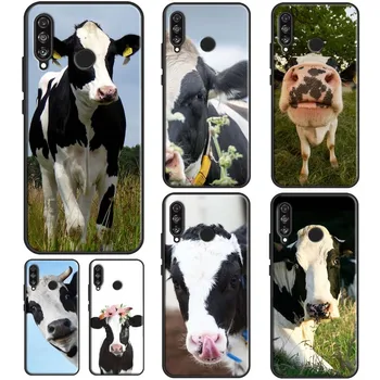 Živali krave Primeru za Huawei P30 P20 P40 Pro P Smart Z 2021 Čast 10X Lite 8S 9X 10i Telefon Lupini Pokrov