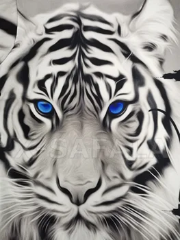 Živali White Tiger 3D Vse Nad Tiskanja Plus Velikost Hoodie Moški Ženske Harajuku Outwear Zadrgo Puloverju Majica Priložnostne Spolne Jakna