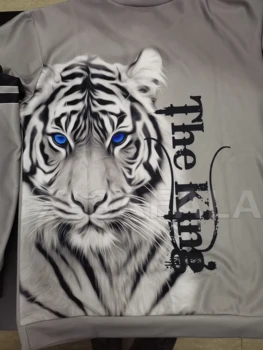 Živali White Tiger 3D Vse Nad Tiskanja Plus Velikost Hoodie Moški Ženske Harajuku Outwear Zadrgo Puloverju Majica Priložnostne Spolne Jakna