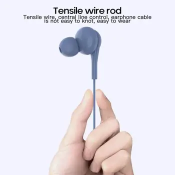 Žične Slušalke Slušalke Za Iphone Za Samsung Za Xiaomi Udobno 3,5 mm V Uho Slušalke Z Mikrofon Daljinski Slušalke