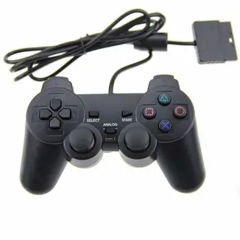 Žično Povezavo Gamepad za PS2 Dvojne Vibracije Krmilnik za Igre palčko za Playstation 2 Igre Krmilnik Joypad