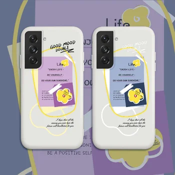 Žlahtno Cvetje Primeru Telefon Za Samsung Galaxy S20 S21 FE S10 Opomba 20 10 Ultra Plus A72 A52 A42 A12 A32 A02S 4G 5G Silikonski Pokrov